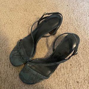 Charles&Keith snake print heels